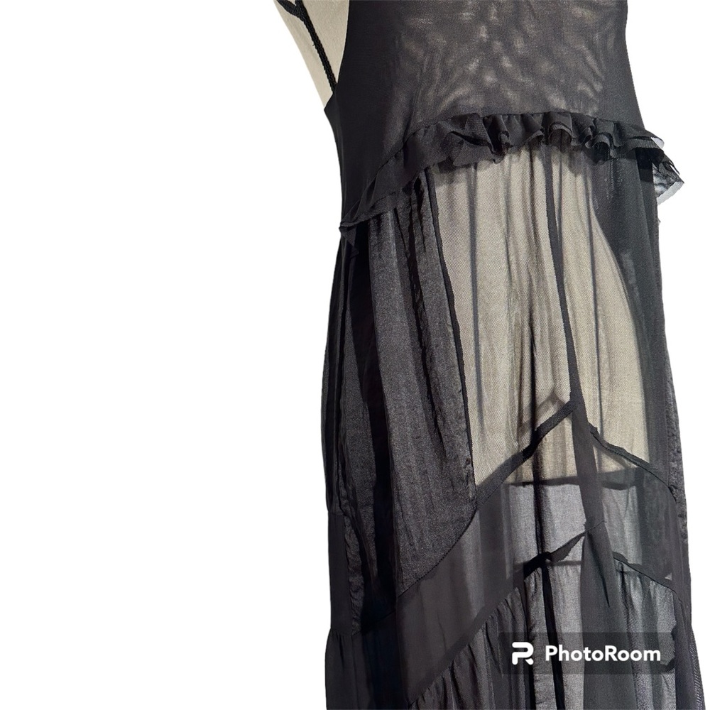 Zara Collection Maxi Patchwork Sheer Slip Dress - Picture 5 of 16